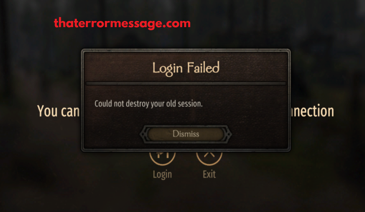 Could Not Destroy Your Old Session Bannerlord