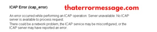 Icap Error