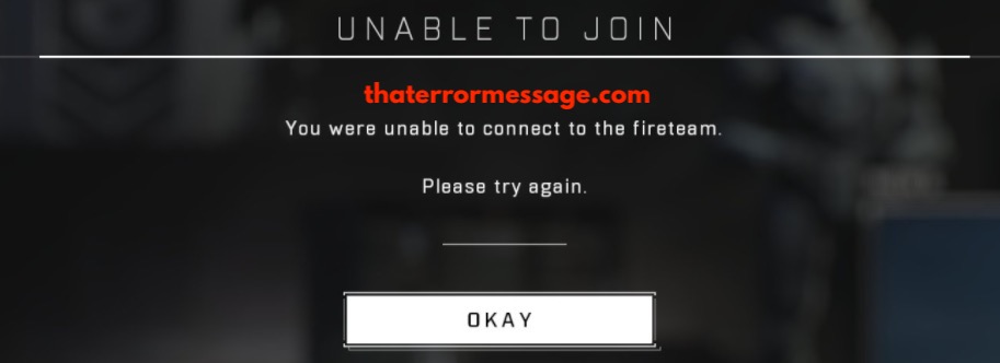 Unable To Connect To Fireteam Destiny