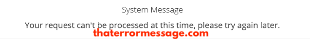 Frb Services Your Request Cant Be Processed At This Time