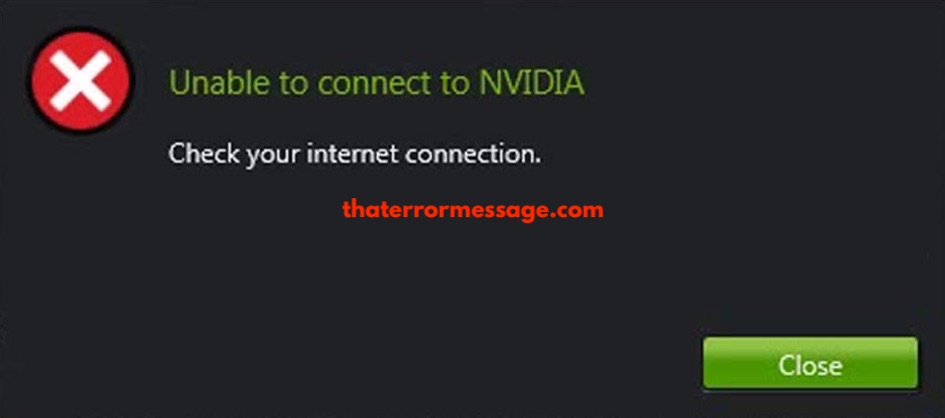 Unable To Connect To Nvidia