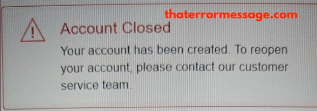 Account Closed Amazon