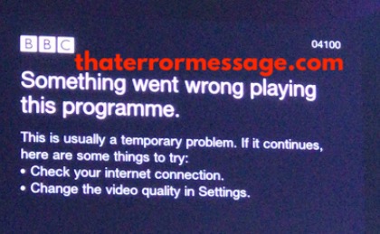 Something Went Wrong 04100 Bbc Iplayer