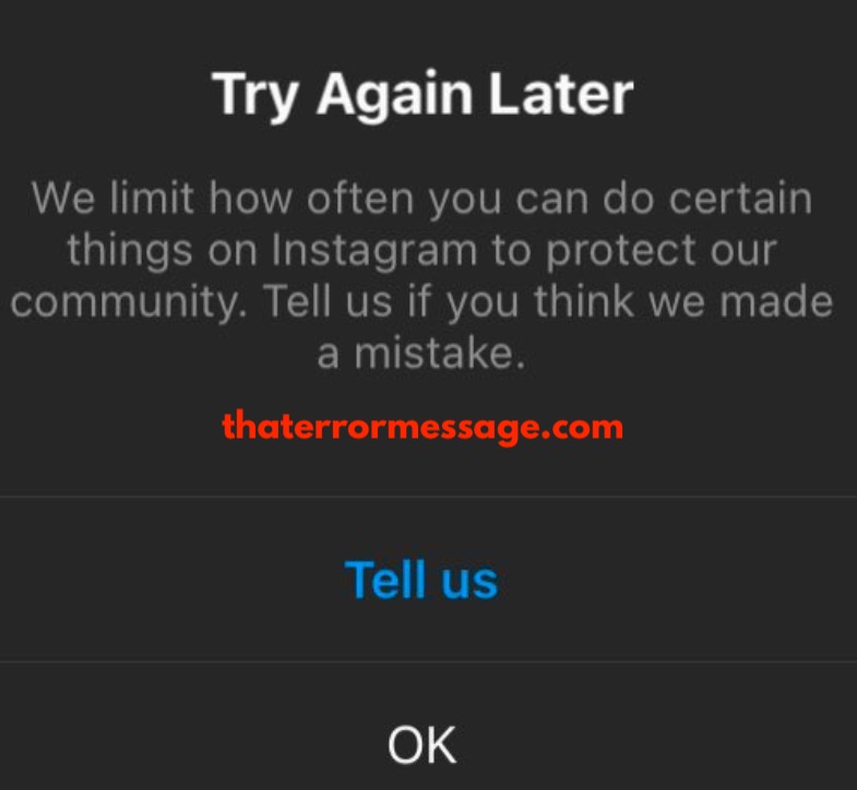 We Limit How Often You Can Do Certain Things Instagram