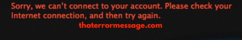 Sorry We Cant Connect To Your Account Microsoft Helps