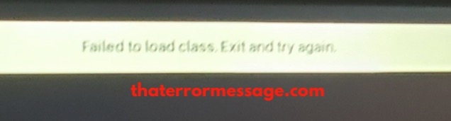 Failed To Load Class Peloton