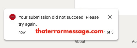 Your Submission Did Not Succeed Linkedin