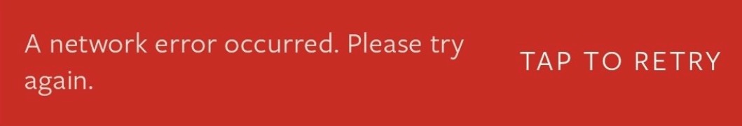 A Network Error Occurred Vrbo