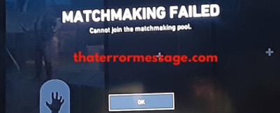 Matchmaking Failed Back4blood