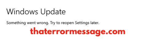 Something Went Wrong Windows Update