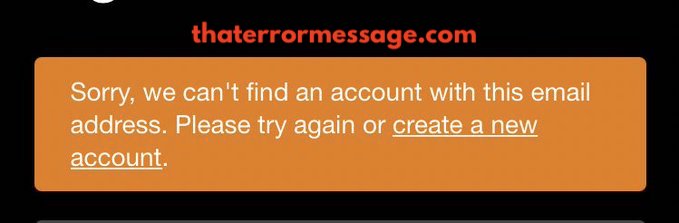 Sorry We Couldnt Find An Account With This Email Address Netflix