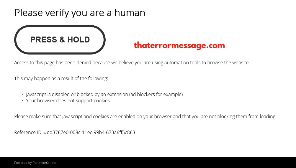 Perimetex Inc Verify You Are Human