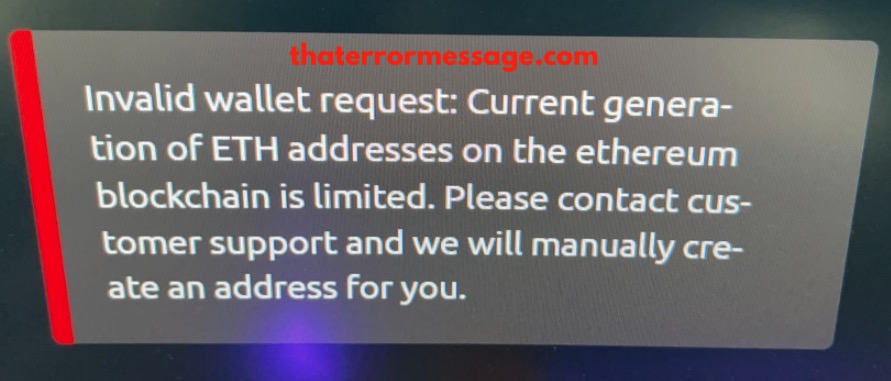 Invalid Wallet Request Nicehash