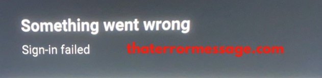 Sign In Failed Youtube Xbox