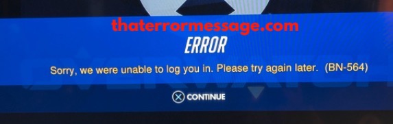Bn 564 Error Overwatch