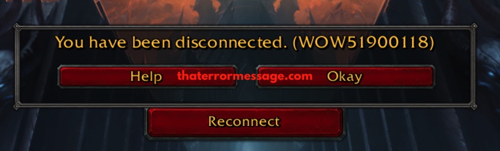Disconnected Wow51900118 World Of Warcraft
