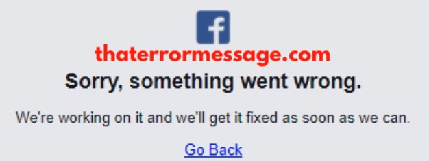 Something Went Wrong Instagram Facebook