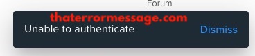 Unable To Authenticate Interactive Brokers