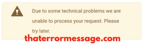 Due To Some Technical Problems We Are Unable To Process Your Request State Bank Of India