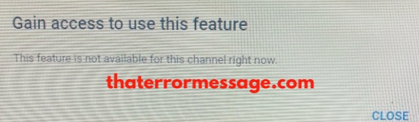 Gain Access To Use This Feature Youtube
