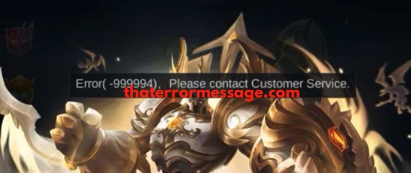 Error 999994 Mobile Legends