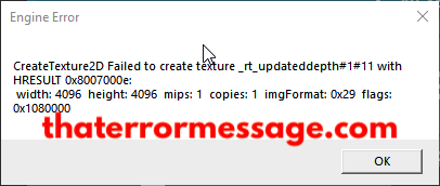 Createtexture2d Failed Play Apex