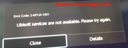 Ubisfot Services Are Not Available 2 Apyja 1001