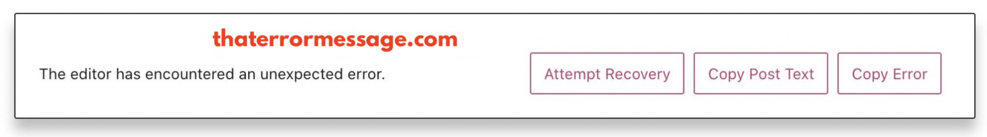 The Editor Has Encountered An Unexpected Error Wordpress