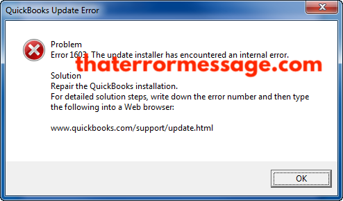 Error 1603 Quickbooks