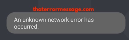 An Unknown Network Error Has Occurred Discord