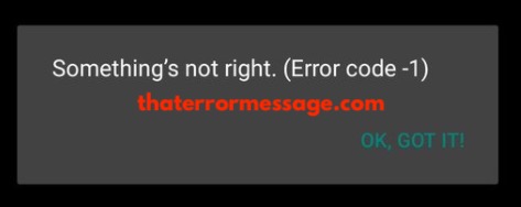 Something Not Right Error Code 1 Peacock App
