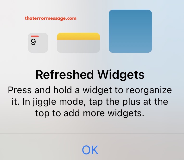 Iphone Refreshed Widgets