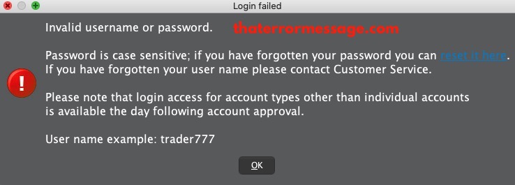 Login Failed Trader Workstation Interactive Brokers