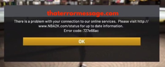 Nba2k Error 727e66ac