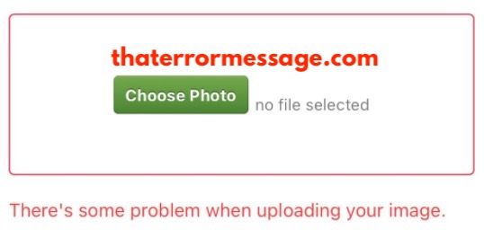Theres A Problem Uploading Your Image Facebook