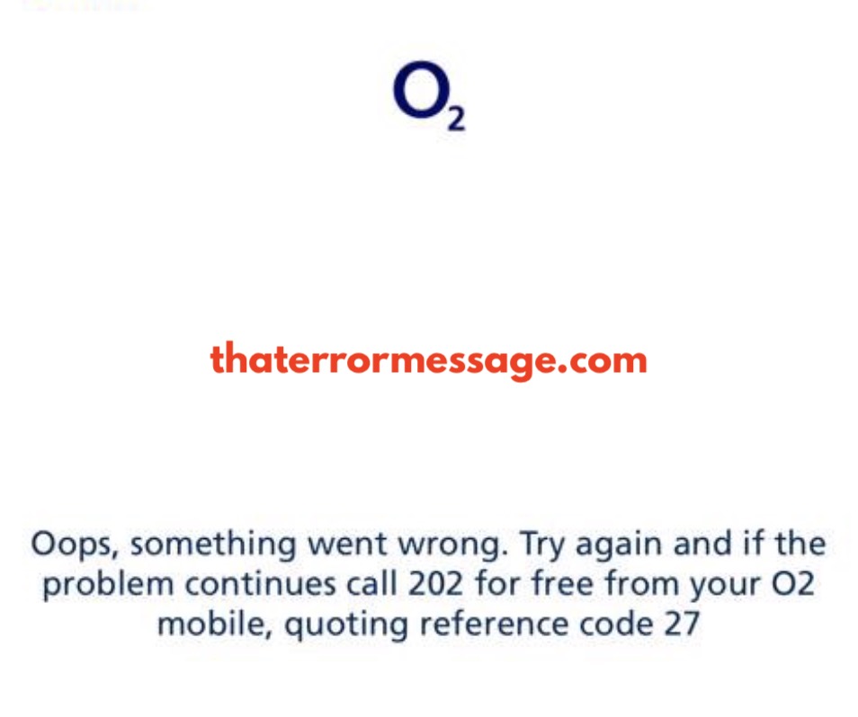 Something Went Wrong O2