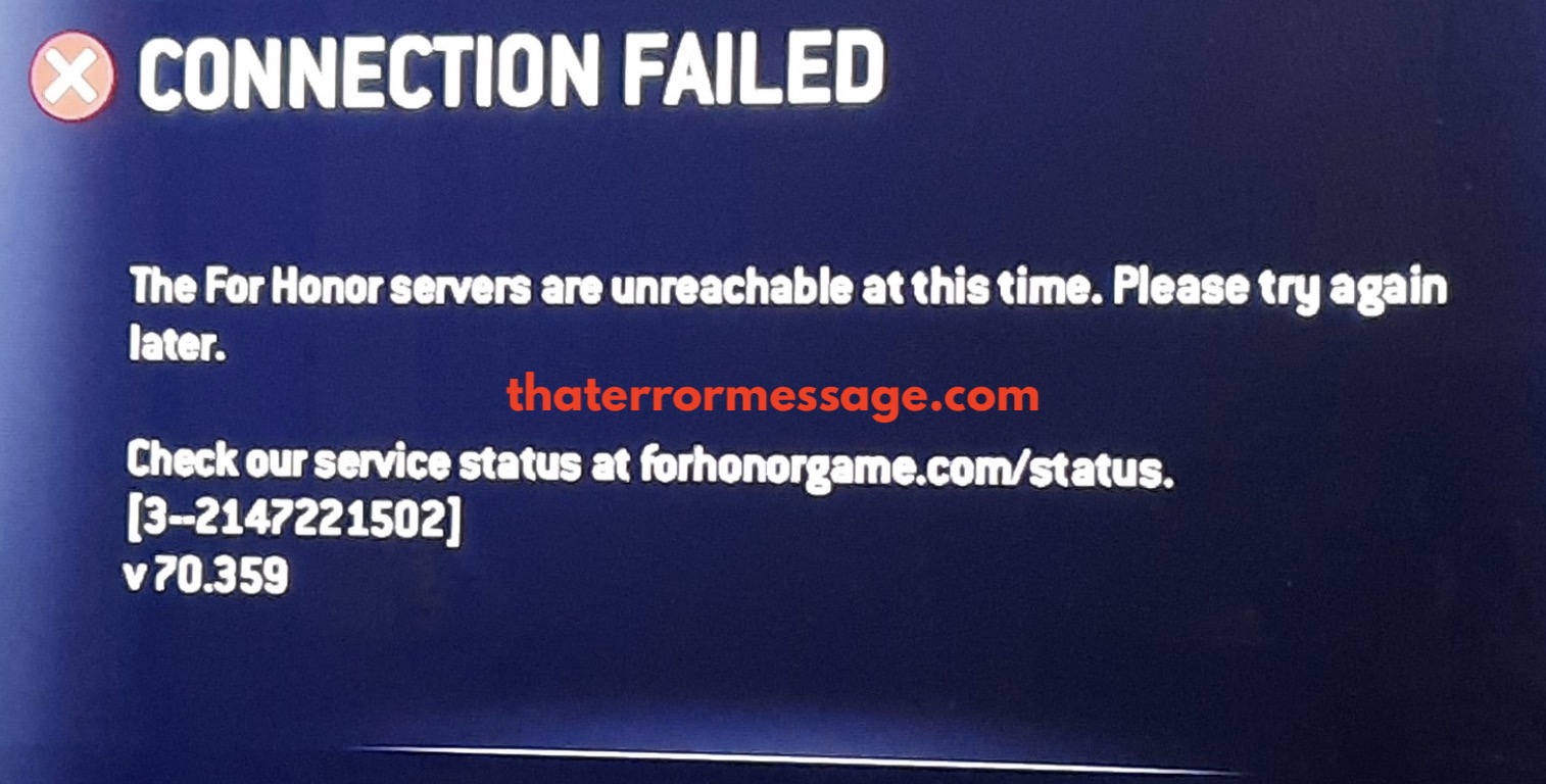 The For Honor Servers Are Unreachable Ubisoft