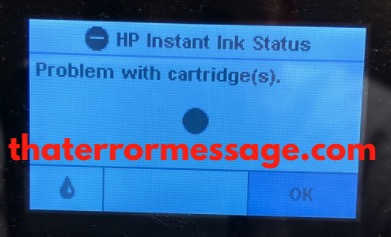 Hp Ink Status Problem With Cartirdge