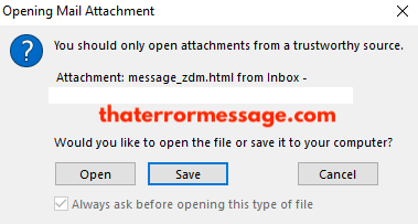 You Should Only Open Attachments From A Trustworthy Source Outlook