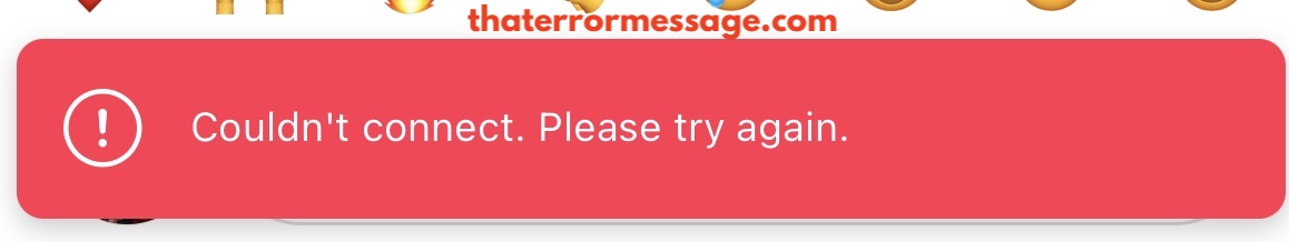 Couldnt Connect Please Try Again Instagram