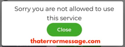 Sorry You Are Not Allowed To Use This Service Safaricom