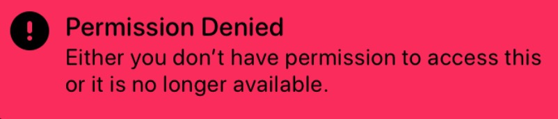 Permission Denied Tweetbot