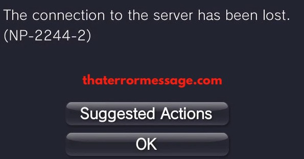 Connection To Server Has Been Lost Np 2244 2 Ps Vita