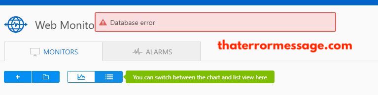 Database Error Teamviewer