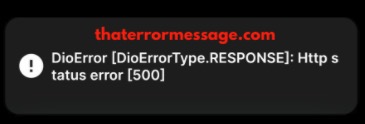 Dio Error Response 500 Http Status Clover