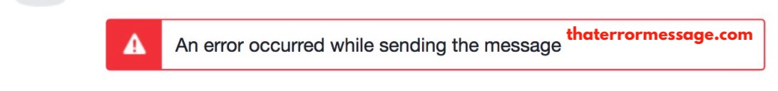 An Error Occurred While Sending The Message Meta Confirm Identity