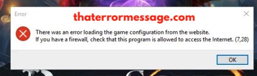 There Was An Error Loading The Game Configuration From The Website Runescape