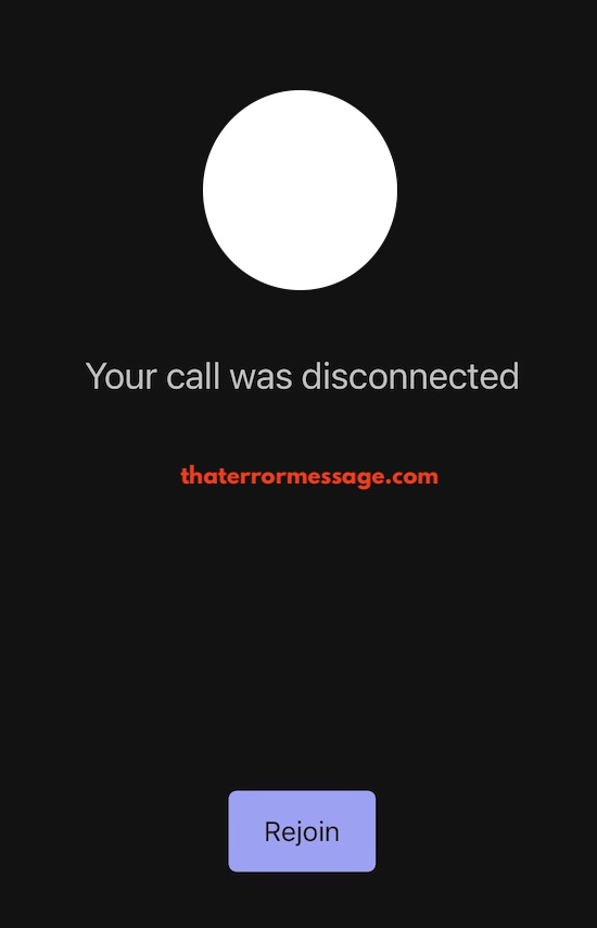Your Call Was Disconnected Teams