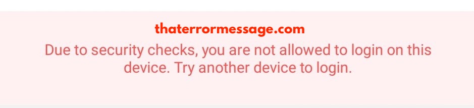 Due To Security Checks You Are Not Allowed To Login On This Device Mobikwik