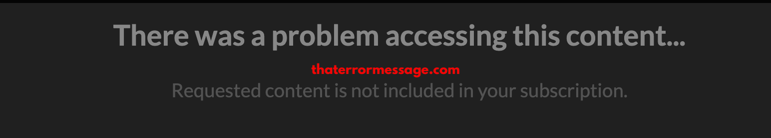 There Was A Problem Accessing This Content Tcm